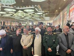 بزرگداشت شهدای اقتدار در مصلی تهران با حضور سران قوا/ دیدگاه مقامات درمورد جنگ ۱۲ روزه