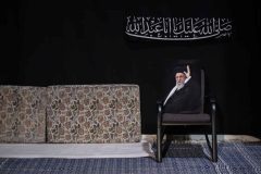 برگزاری نخستین شب مراسم عزاداری ماه محرم در جوار محل عروج ملکوتی قائد شهید انقلاب اسلامی
