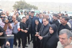 بازدید وزیر راه و شهرسازی از مسیر رانشی «ماربره» مسیر ایلام به مهران