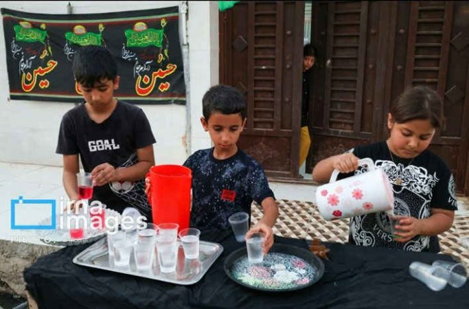 وقتی صدای یاحسین از دل کودکان بلند می‌شود