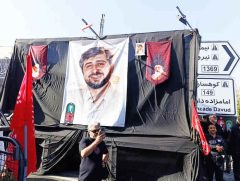 پیکر داماد شهید رهبر انقلاب بر دوش شاگردان و اهالی منطقه کن تهران تشییع شد+ فیلم