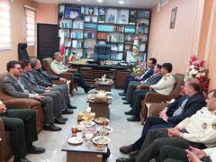 دیدار مدیرکل راه و شهرسازی استان ایلام  با فرمانده نیروی انتظامی استان