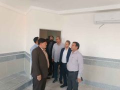 بازدید فرماندار شهرستان مهران از مدرسه در حال ساخت شهرک اسلامیه