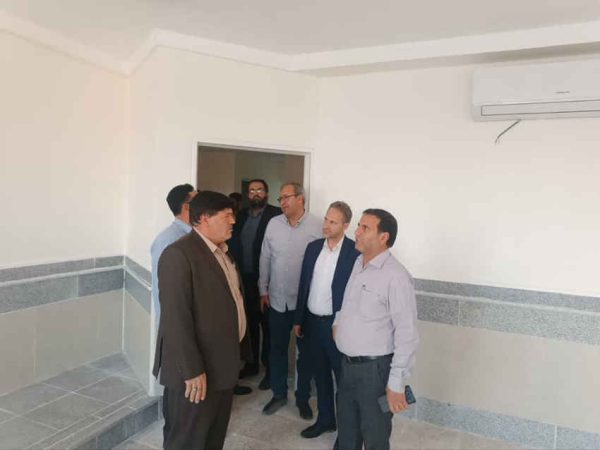 بازدید فرماندار شهرستان مهران از مدرسه در حال ساخت شهرک اسلامیه
