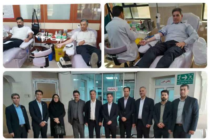 اهدای خون مدیرکل و کارکنان استاندارد ایلام در هفته استاندارد