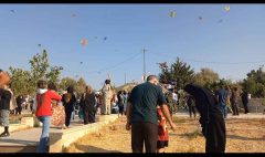 آسمان آبی ایلام، رنگین از پرواز بادبادک‌ها