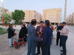 بازدید فرماندار شهرستان مهران از پروژه‌های عمرانی و خدمات شهری