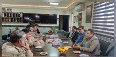 دیدار مدیرکل امور عشایر استان ایلام با فرمانده مرزبانی استان ایلام