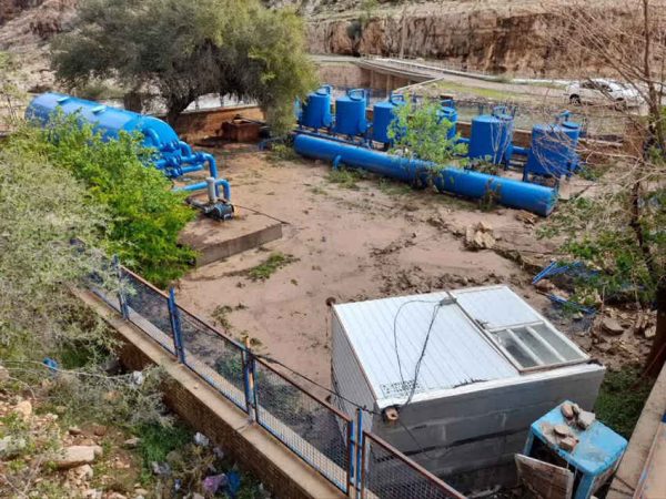 آب پایدار به روستاهای سیل‌زده بخش ماژین دره‌شهر و روستایی کاور دهلران بازگشت