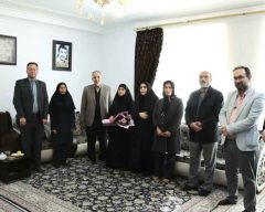 تجلیل از همسران شهدای ایلام در سالروز وفات حضرت ام‌البنین(س)