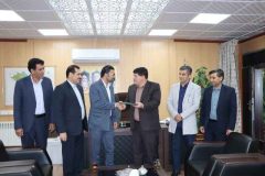 مراسم تکریم و معارفه سرپرست اداره مخابرات شهرستان مهران برگزار شد